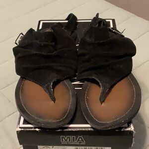 MIA Black and Brown Sandals
